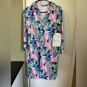 Lilly sample dress, print is one of a kind and has never been produced